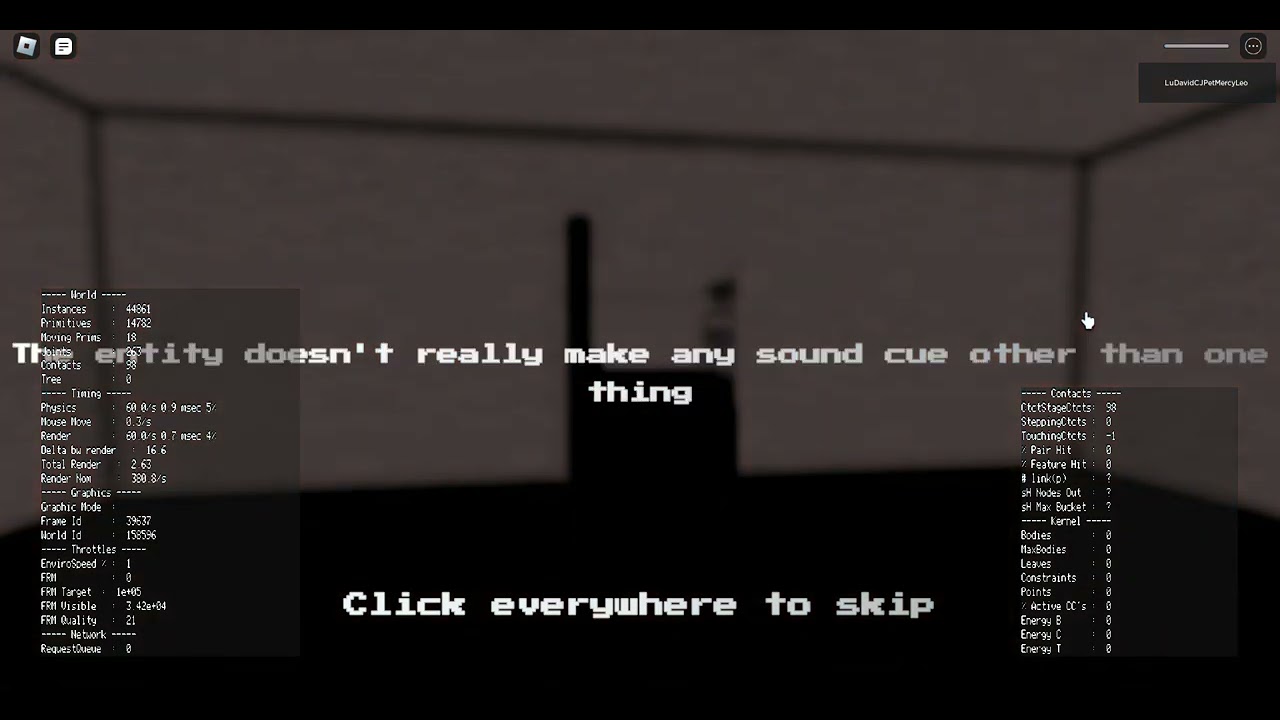 Invisible Mouth encounter | Rooms: Fixed Expanded