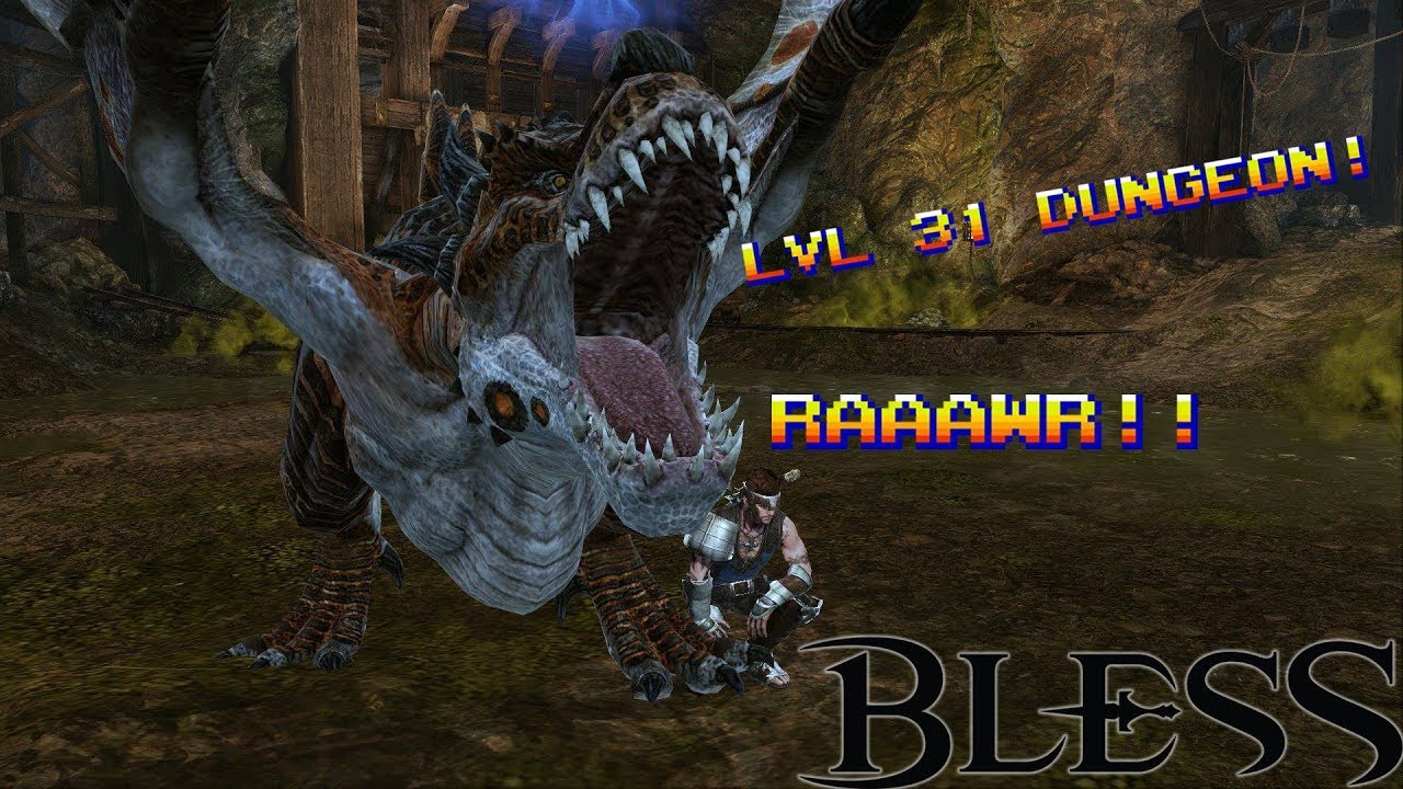 Bless Online - Urutus Mine lvl31 Dungeon (Korean Rebuild Server)