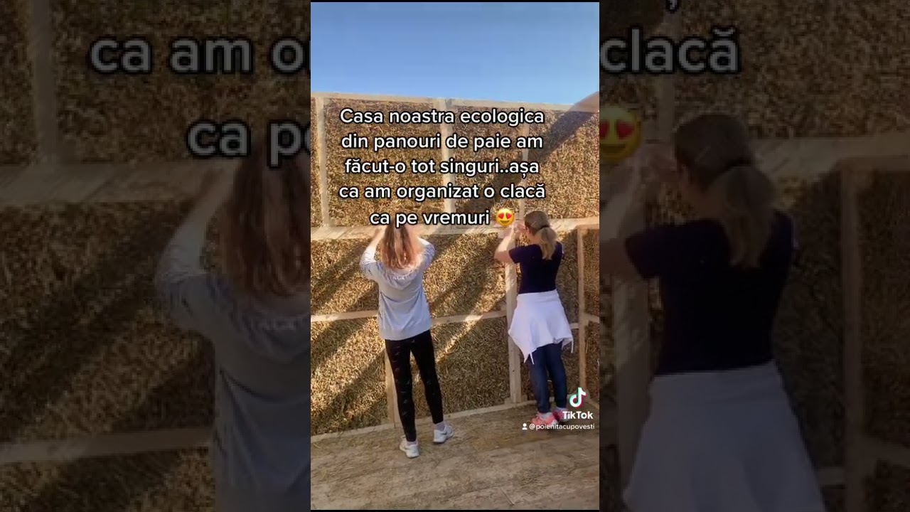 Clacă la casa din paie
