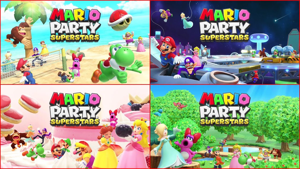 Mario Party SuperStars - All Screen Savers