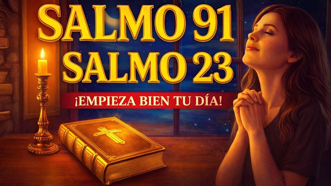 ORACIÓN DEL DÍA – 22 DE ENERO – SALMO 91 Y SALMO 23: comienza tu DÍA CON PAZ Y PROTECCIÓN.