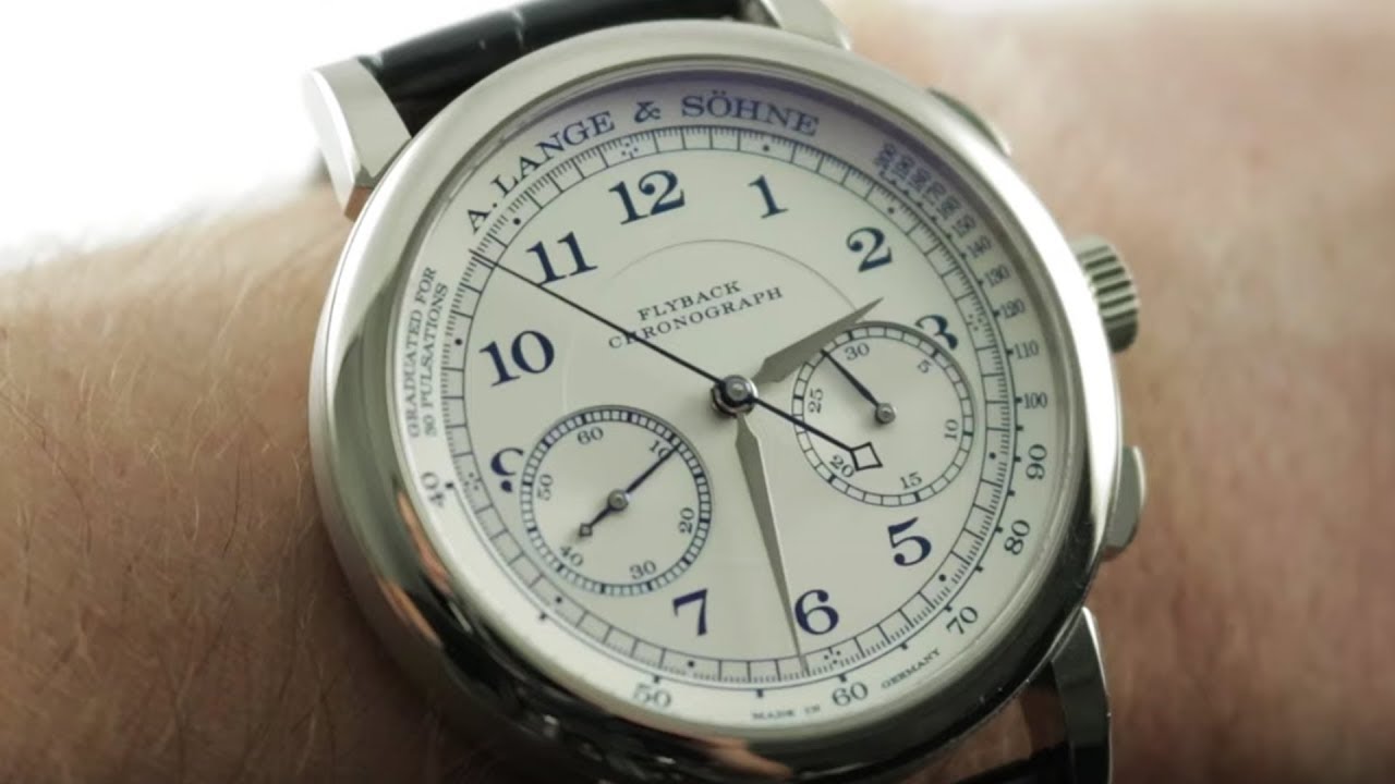 A. Lange & Sohne 1815 Flyback Chronograph Boutique Edition 414.026 - 39mm White Gold Watch Review
