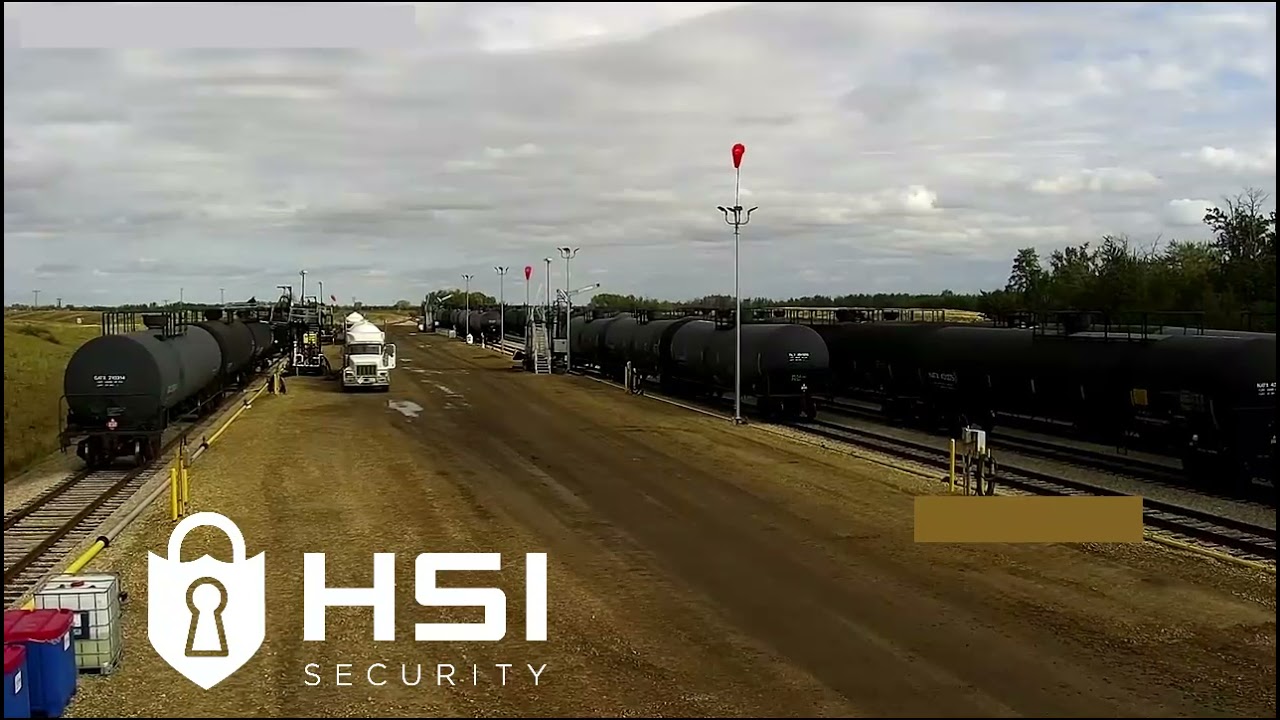 HSI Security - Transload Rail Loading Facility for Oil Rail - Offload Semi