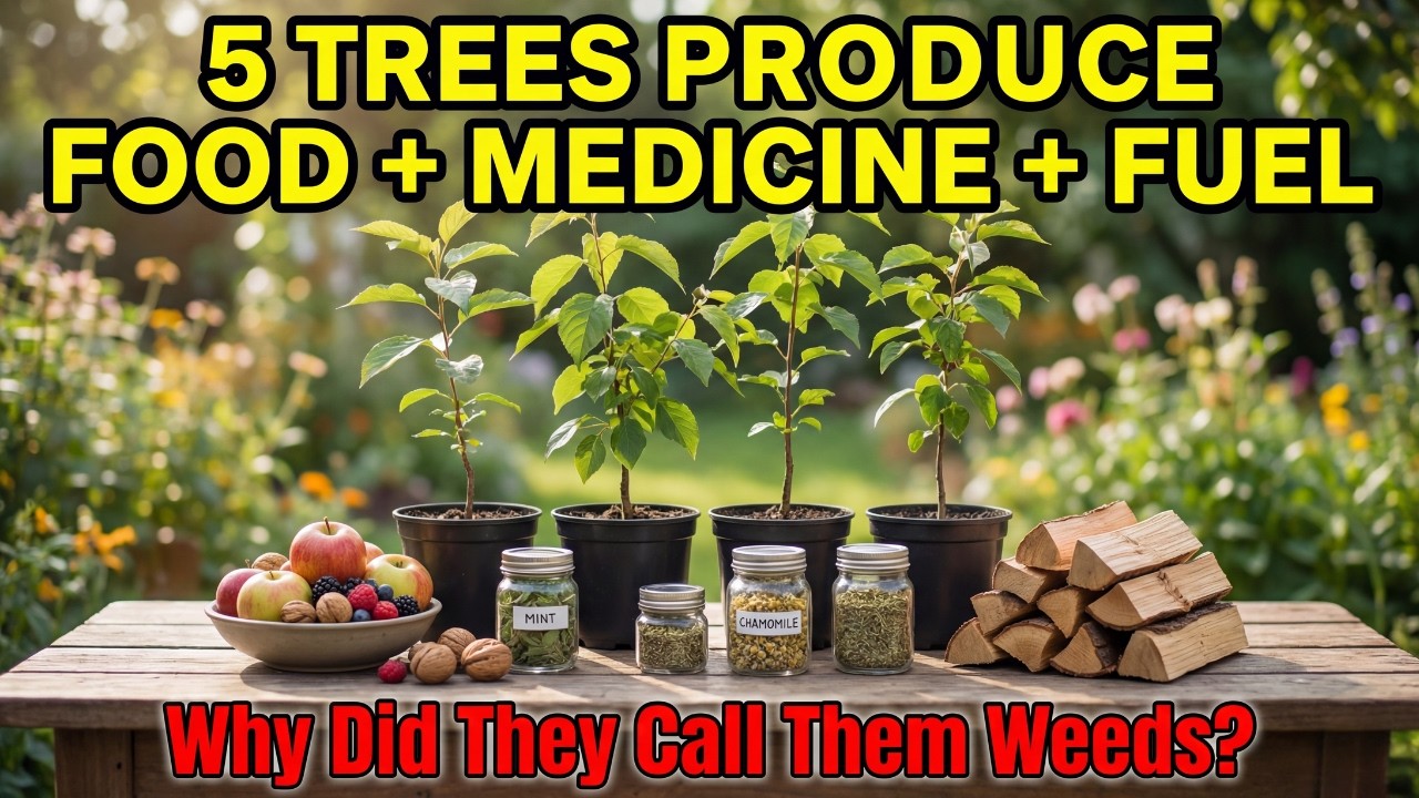 5 Trees That Produce Food + Medicine + Fuel — Why Did They Call Them 