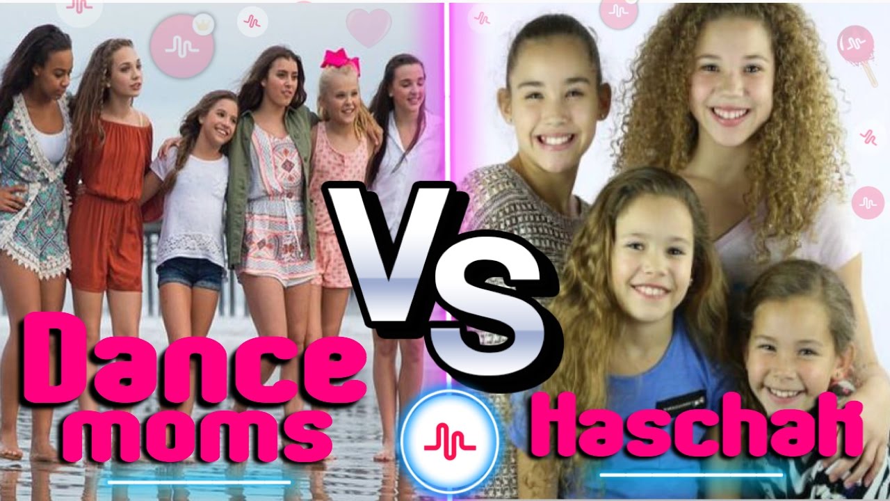 Dance Moms VS Haschak Sisters Musical.ly Battle |  Musically Compilation Battle