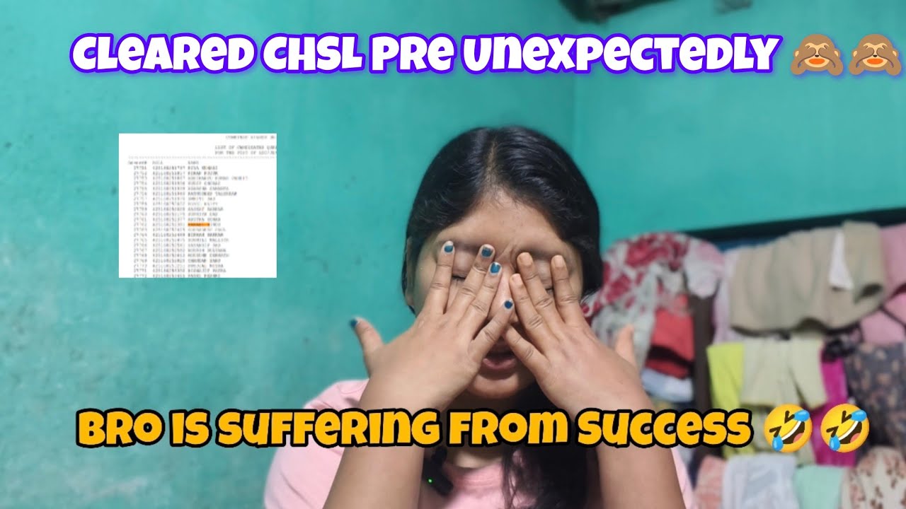 CHSL 25 Pre Result Out and I'm qualified for Mains ✅