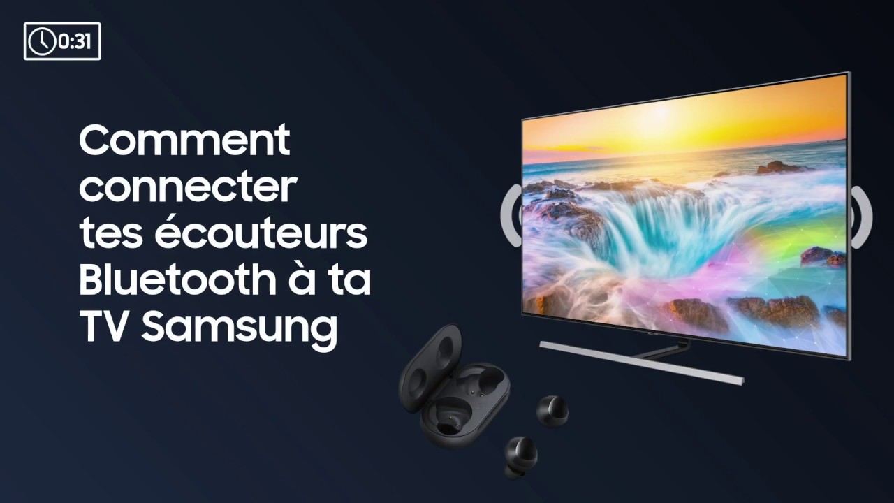 Samsung How To: Comment connecter tes &eacute;couteurs Bluetooth &agrave; ta TV Samsung?
