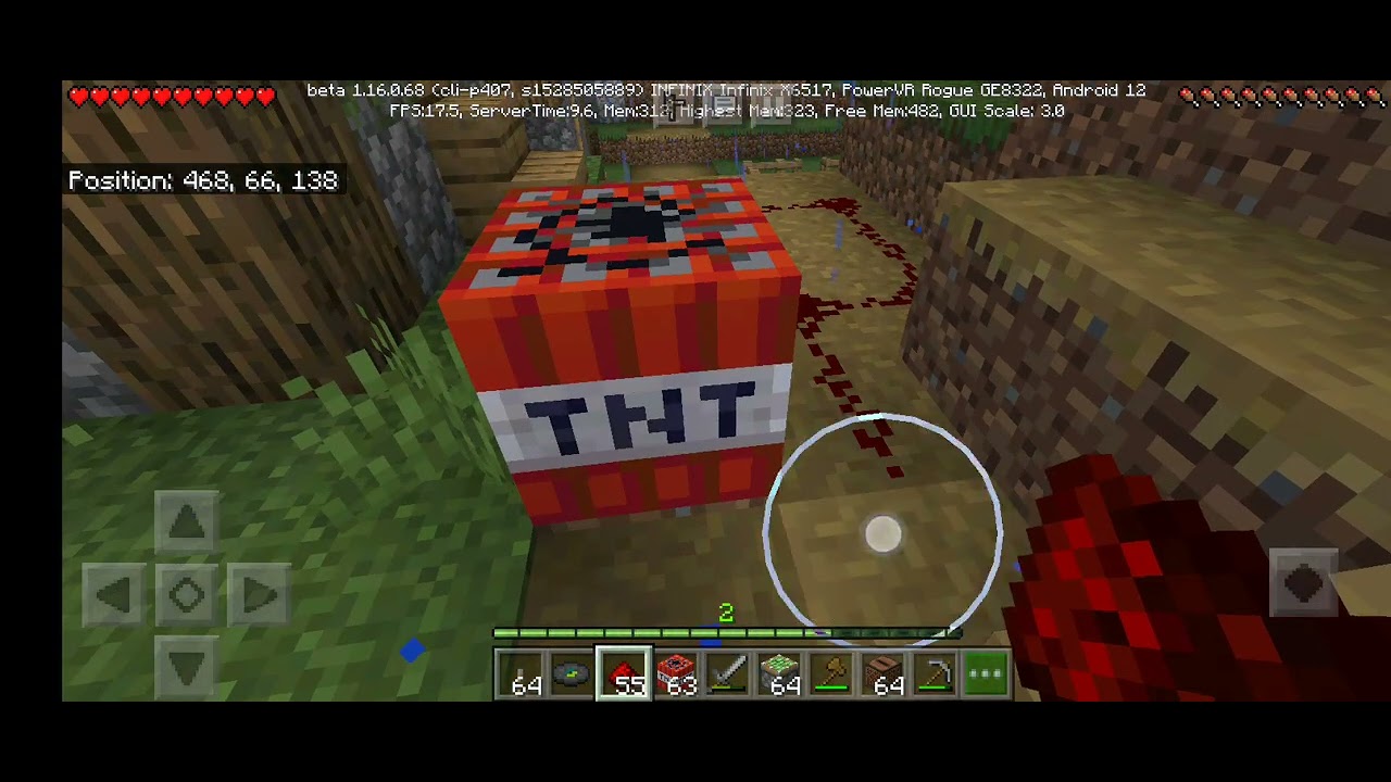 Playing in survival mode in Minecraft 2