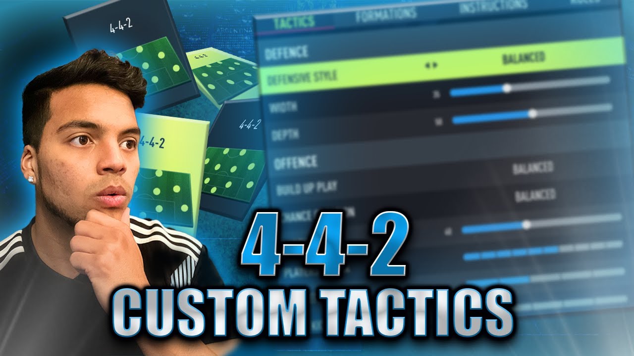 4-4-2 The MOST META FORMATION! FIFA 22 (442) Custom Tactics & Instructions