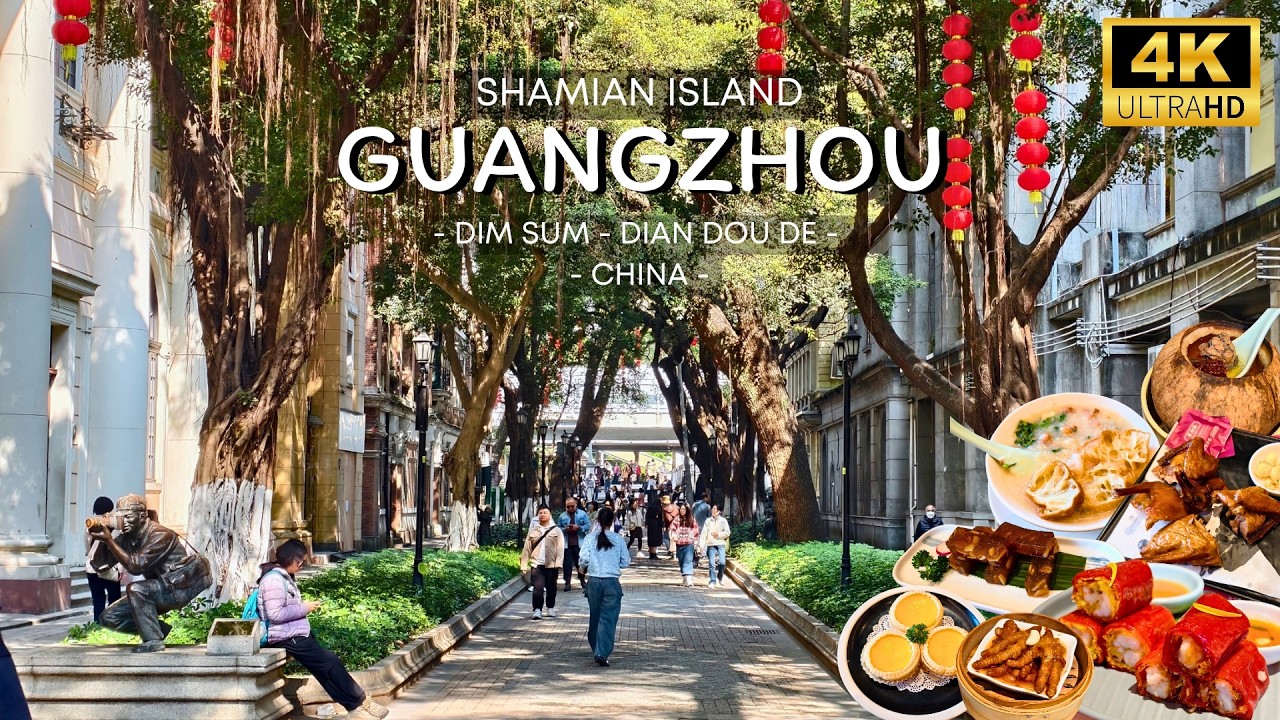 [4K] Guangzhou 🇨🇳 2025 | Walking Tour Shamian Island Discover Best Kept Food Secrets [Vlog]