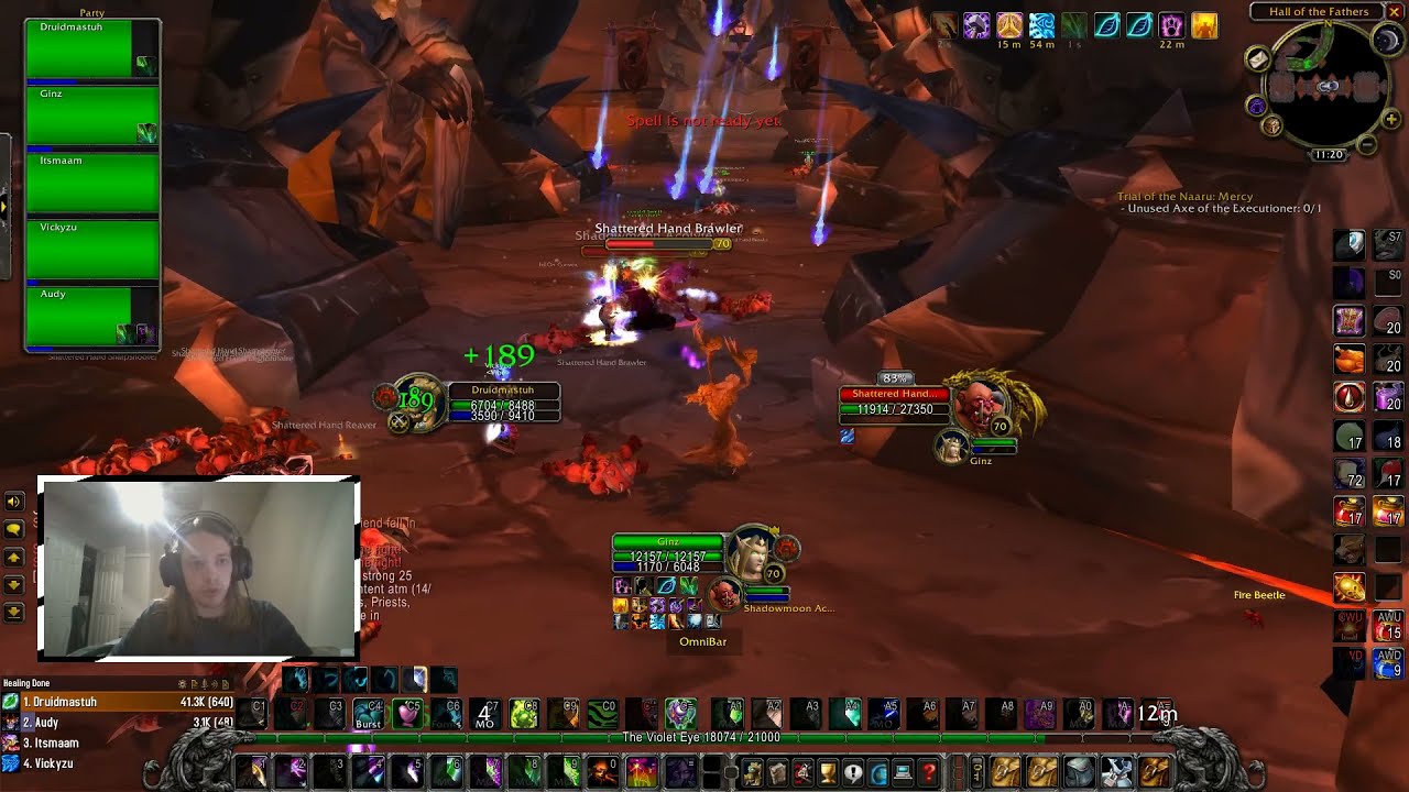 WoW: TBC - Level 70 Resto Druid - Heroic Shattered Halls