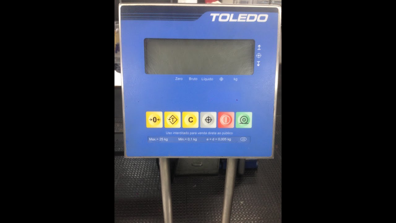 Calibração indicador Toledo 2096-H