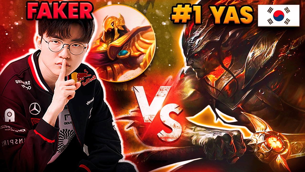 O LIMITE MECÂNICO vs O MACRO INIGUALÁVEL:  #1 YASUO MUNDO ENFRENTA FAKER de AZIR na soloQ