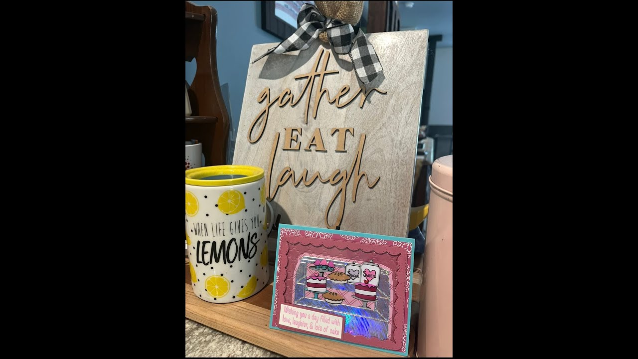 Dreamy birthday card / Craft Roulette card episode #264