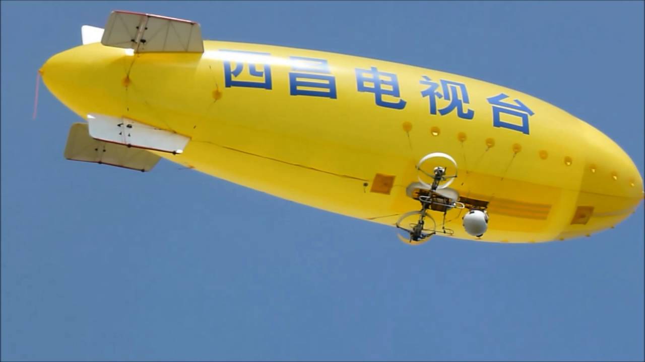 30ft Aerial Video/Photography Rc Blimp by china Nanchang TV #blimp #airship #balloon
