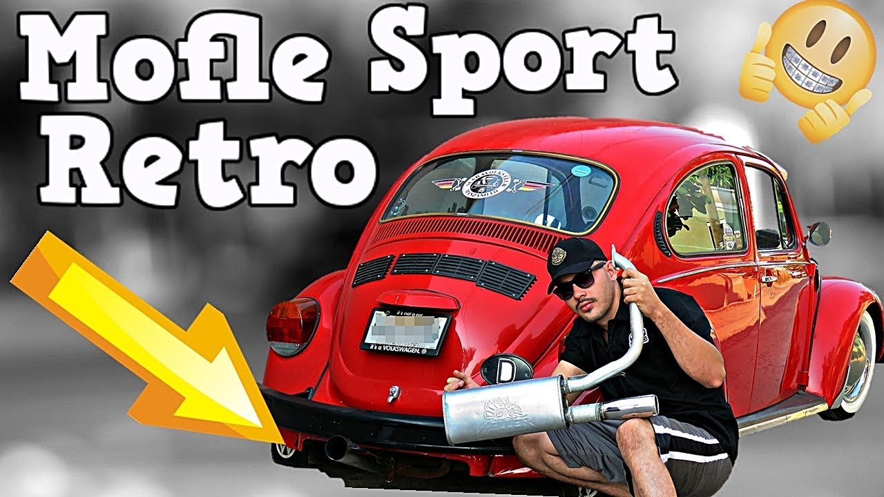 Instalando Mofle  Miller Sport "Retro" Al Vocho ( Especial Para Vochos Enanos!!)