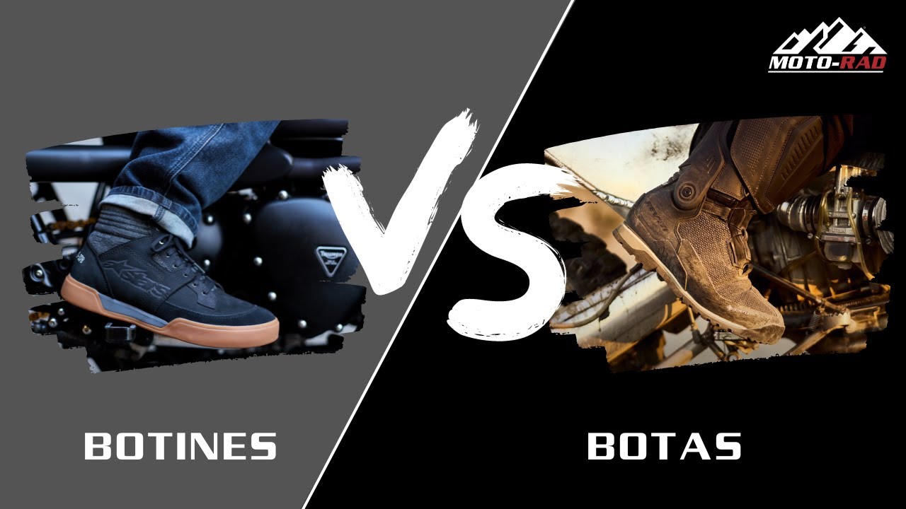 &iquest;Botas para moto o botines para moto?