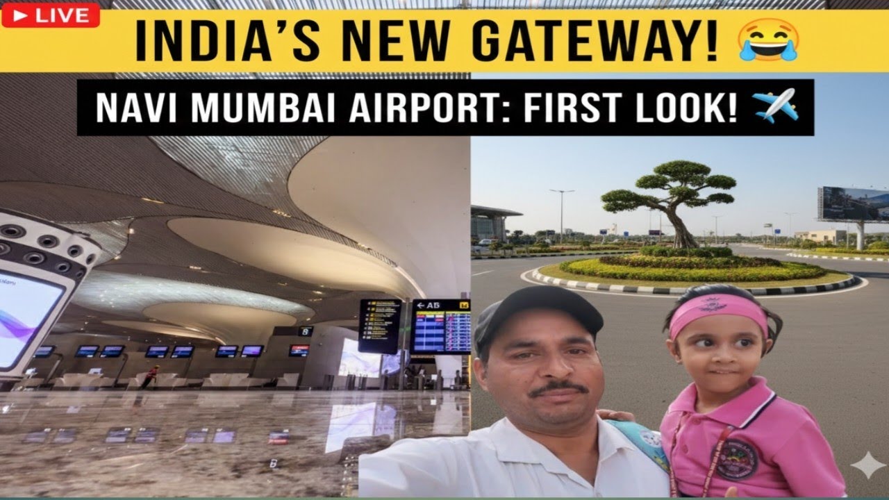 ₹16,000 Crore ka Mega Project! Navi Mumbai International Airport✈️ Inside Look