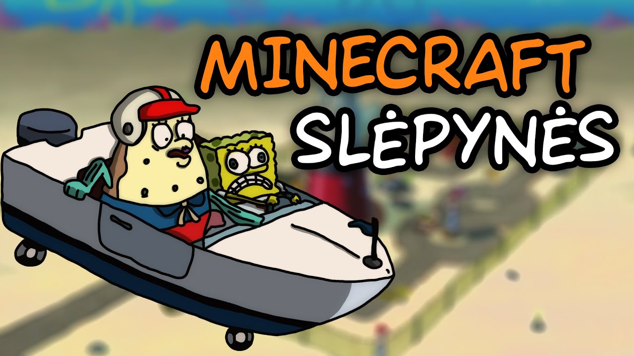MINECRAFT SLĖPYNĖS PAS KEMPINIUKĄ MOKYKLOJE!