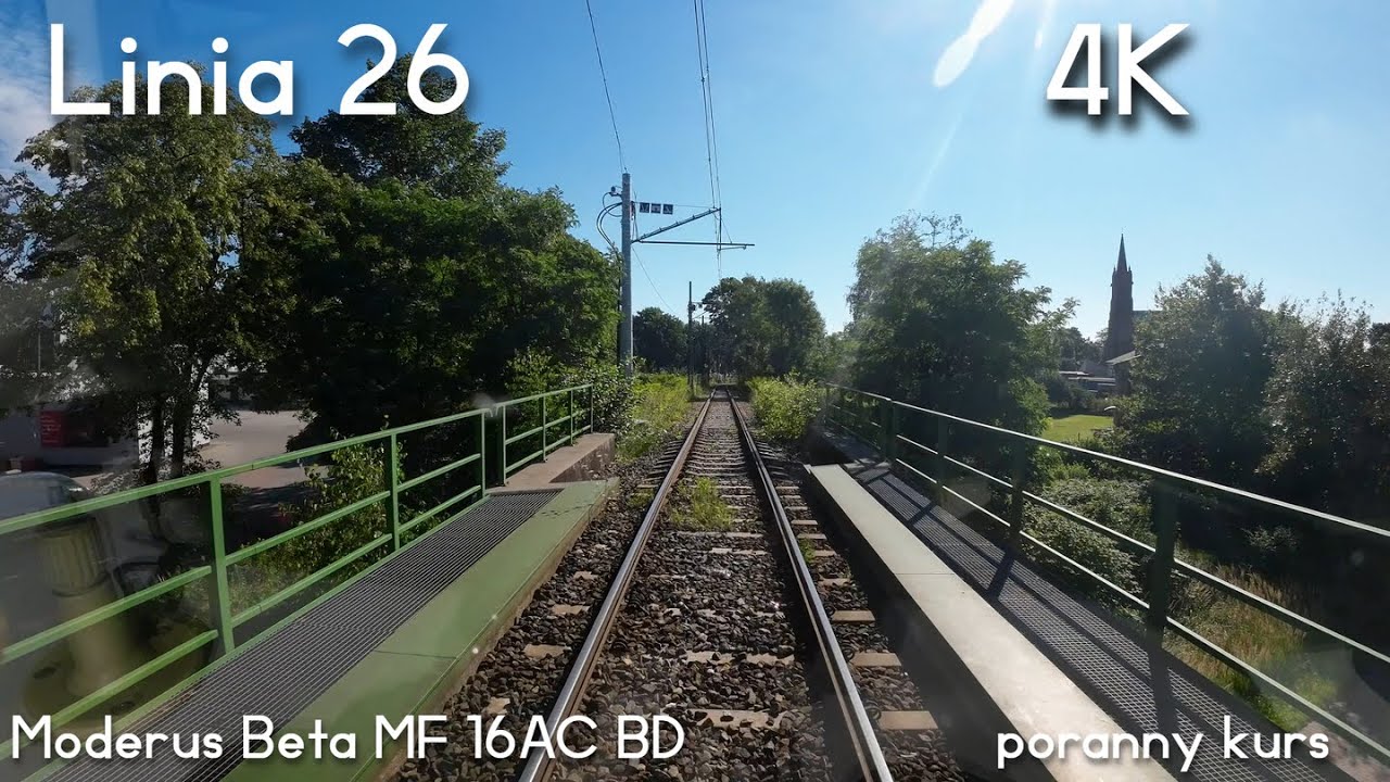 Tramwaje Śląskie/Silesian Trams linia 26 Mysłowice Dworzec PKP - Milowice Pętla 4K