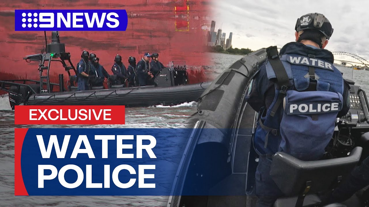 Water police on the front lines against illegal drug and tobacco trades | 9 News Australia