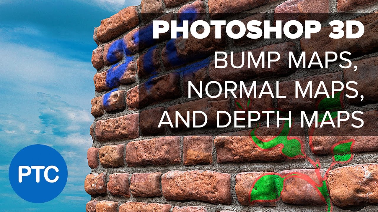 Photoshop 3D - Understanding Depth Maps, Bump Maps, and Normal Maps