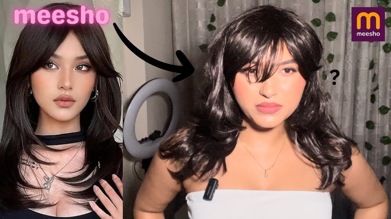 Я примерила парики из Meesho, чтобы вам не пришлось этого делать 💁🏻‍♀️ | Примерка