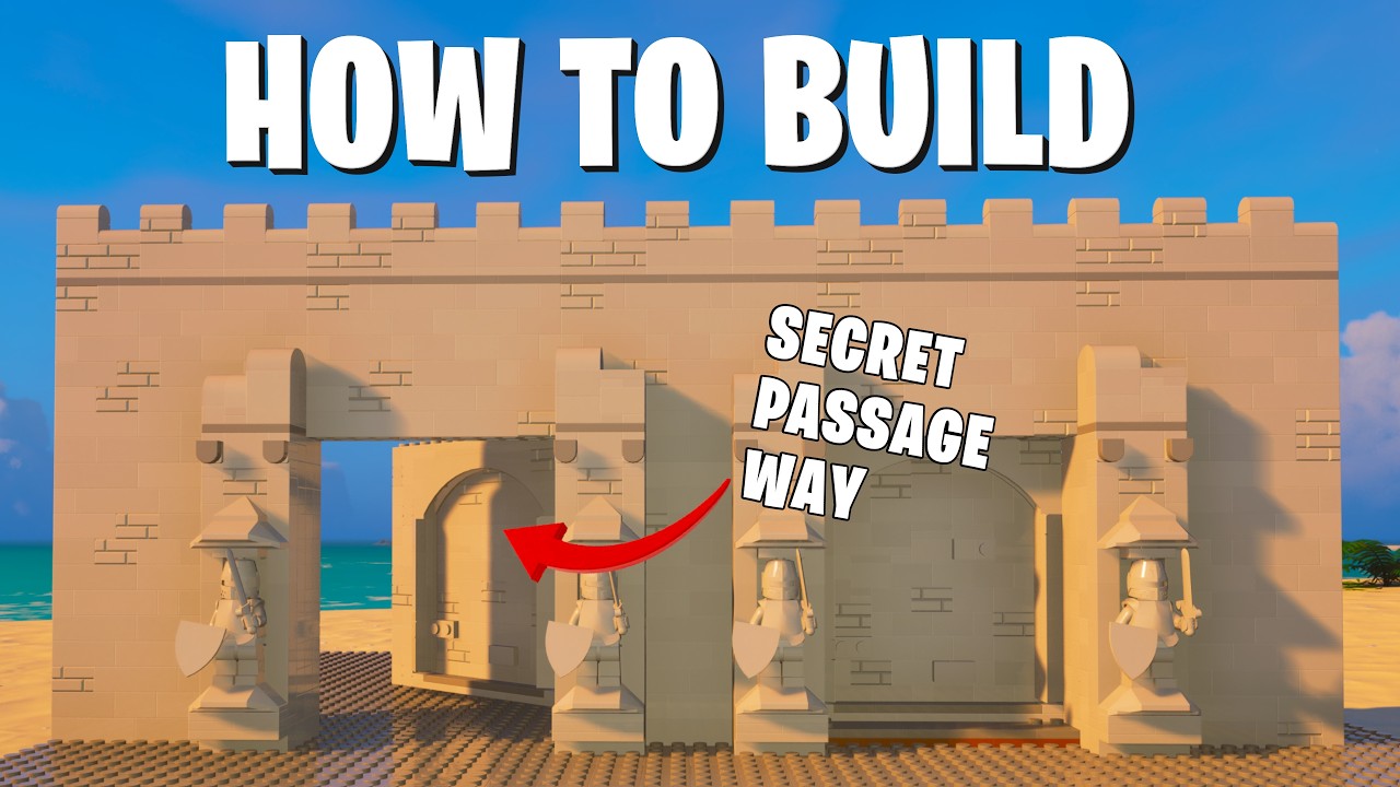 Build Your OWN SECRET Passage Way in LEGO Fortnite