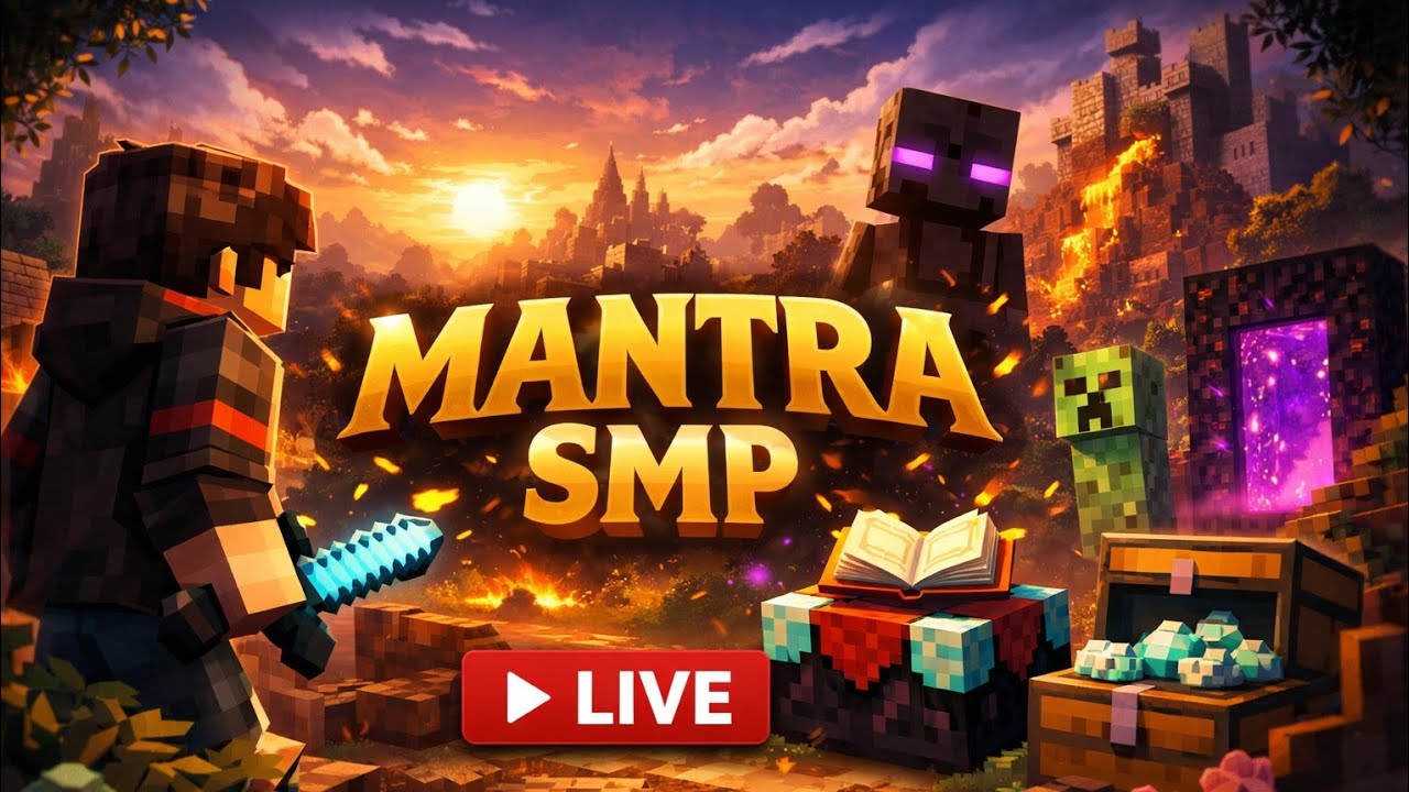 🔴 minecraft MANTRA SMP LIVE 🙏🏻 | I have lost everything 😭 #minecraftlive #shortslive #virallive