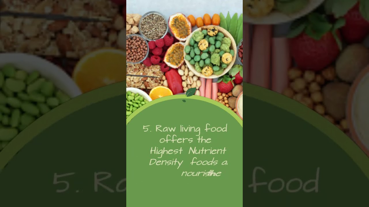 Incredible benefits of eating living unprocessed foods