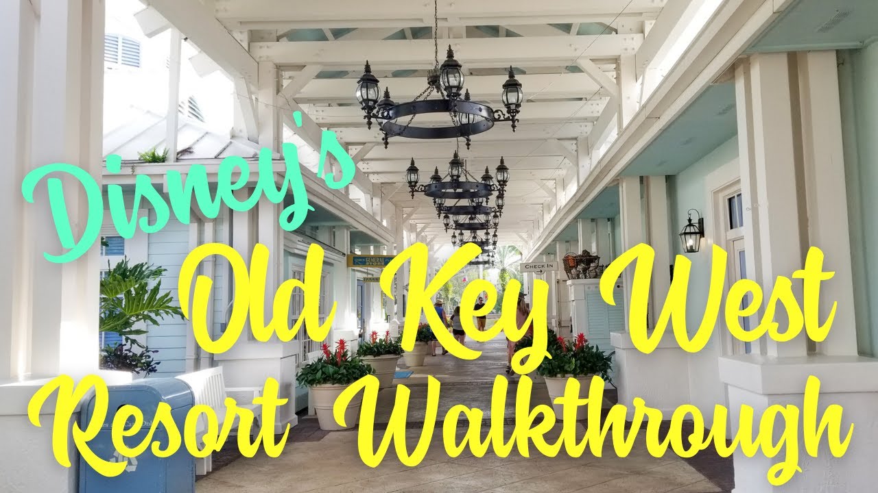 Disney's Old Key West Resort (Disney Vacation Club - DVC) Walkthrough On A Beautiful Afternoon