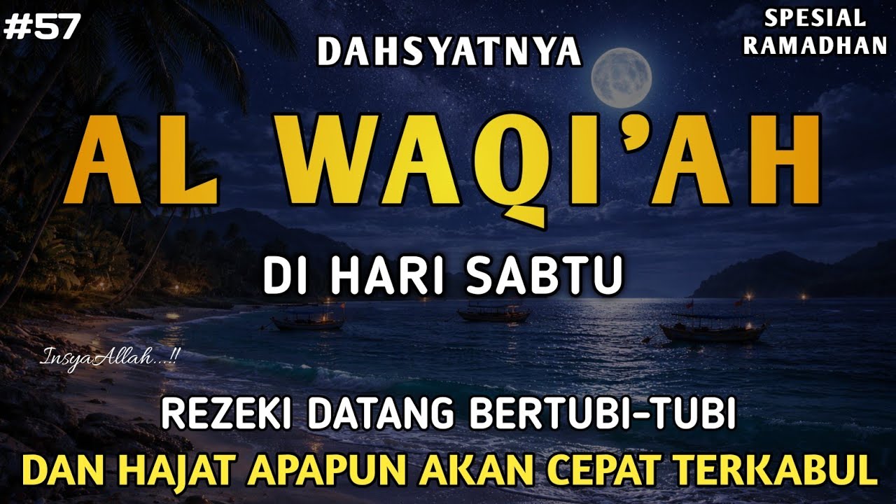 Surah Al Waqi'ah 7X,Semoga yang mendengarkan hutangnya lunas dan diberkahi hidupnya | Part 57
