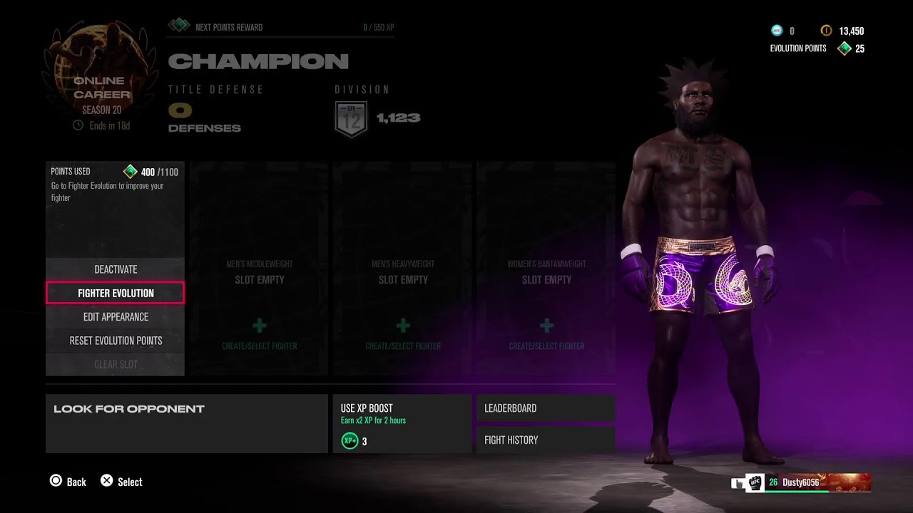 UFC5 Online Career