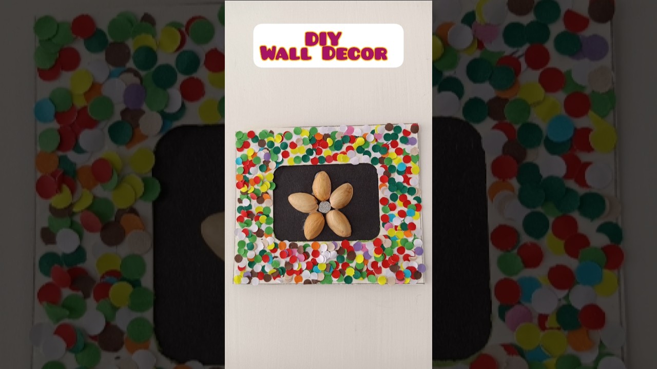 Wall Decor Idea From Waste Material 