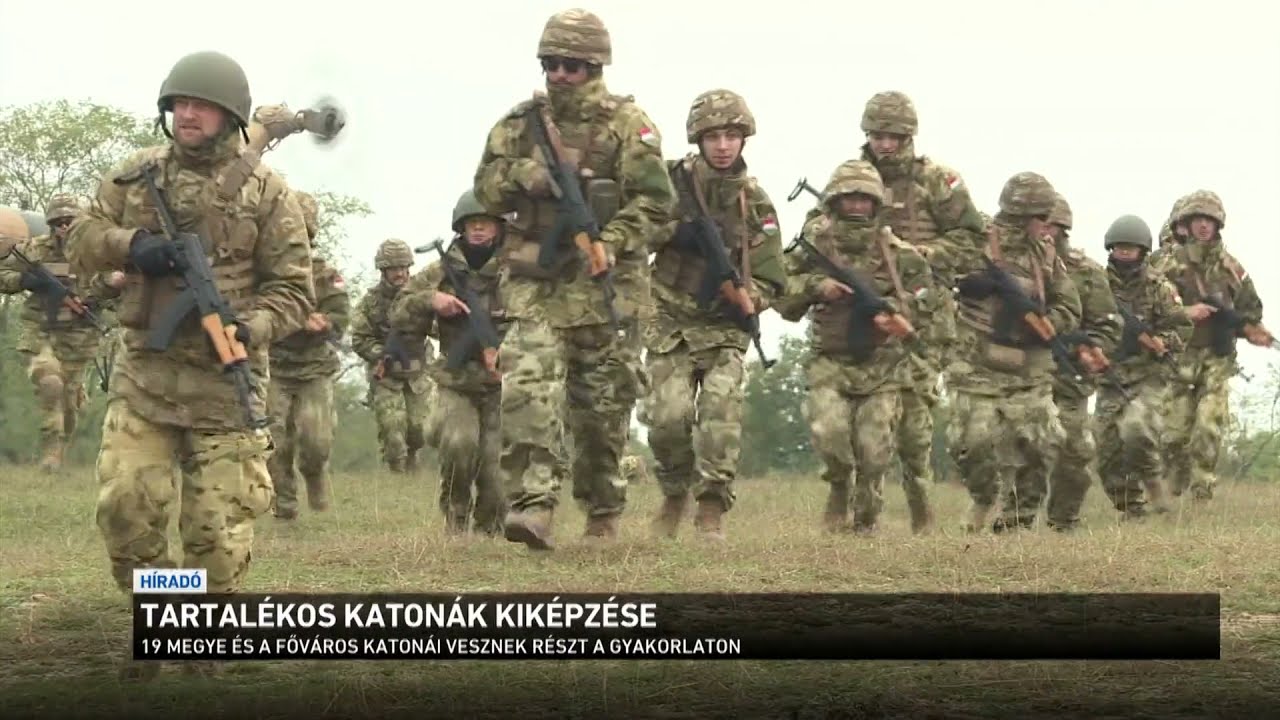 Tartalékos katonák kiképzése