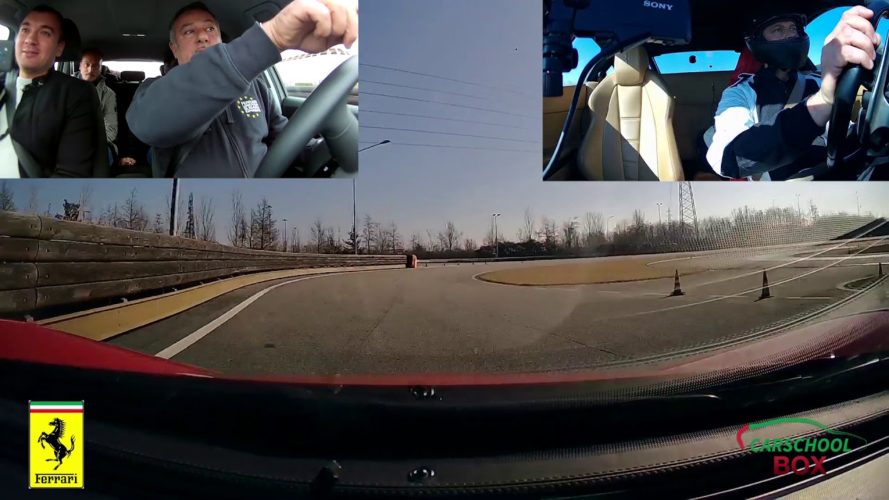 Come si guida una Ferrari in pista: te lo mostra CarSchoolBox