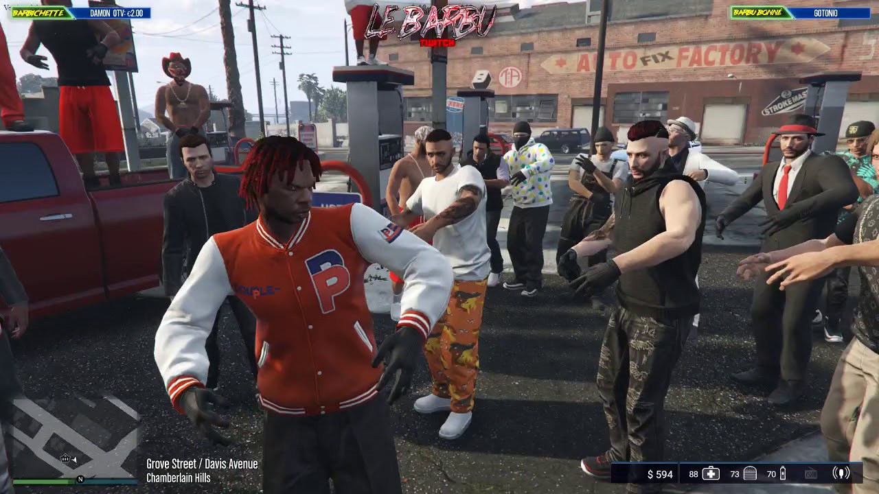 Concert à Grove Street en temps de Guerre