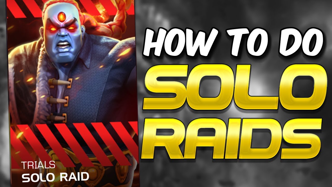 How To Do Solo Raids | Role Options and Objectives | Marvel Contest of Champions