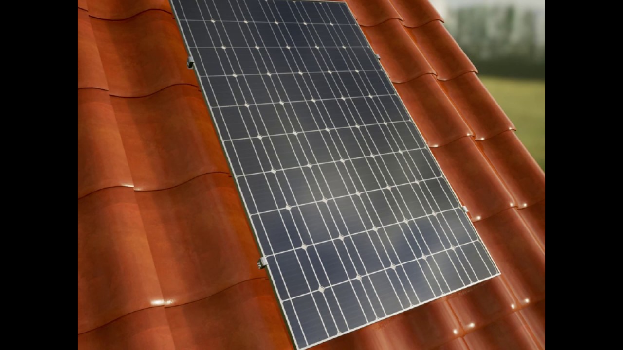Monocrystalline Solar Panel - Exploded view animation [Overview]