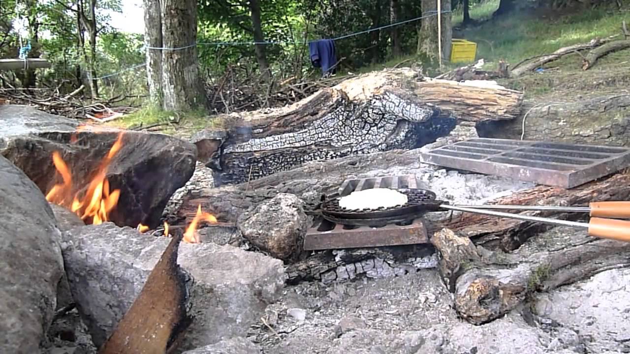 Camp fire Waffles