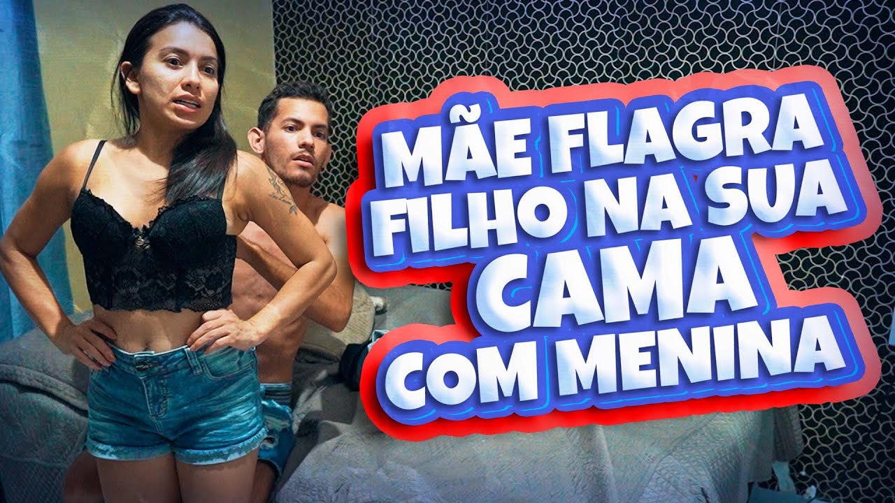 Mãe flagra filho na sua cama com uma menina