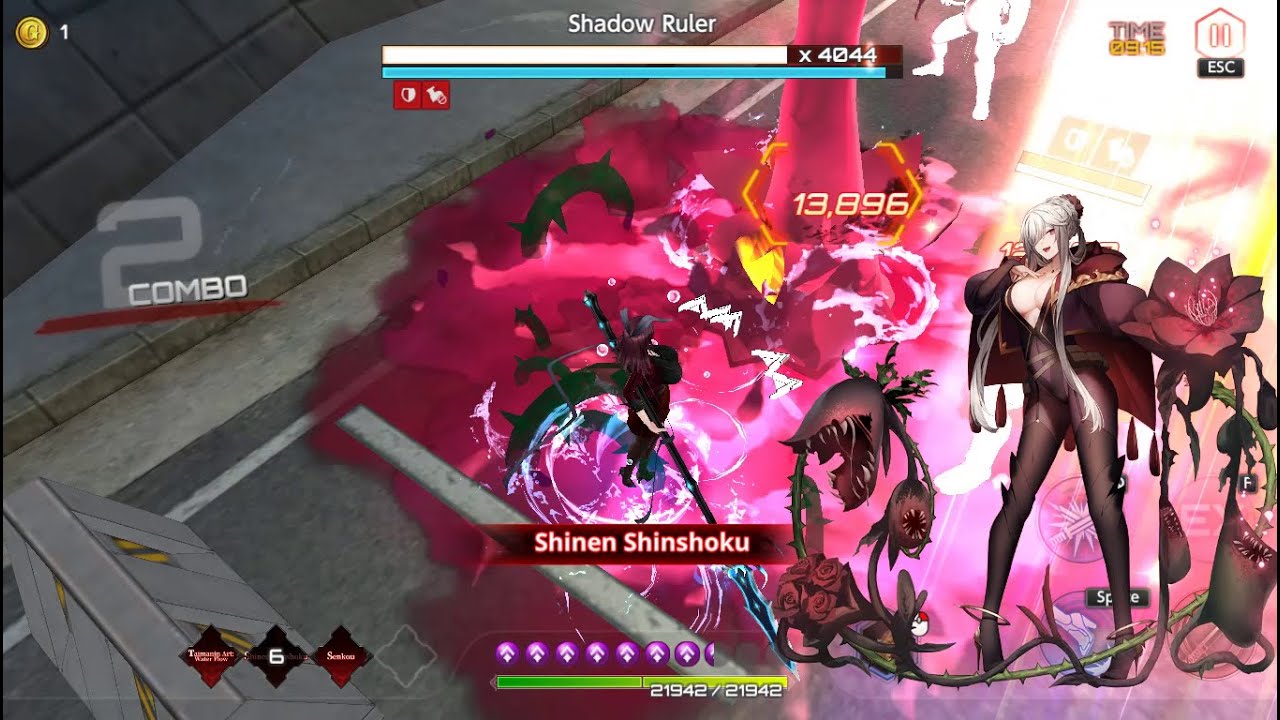 [Action Taimanin] Arena Tower F75 - Shiranui Mizuki NO Invulnerability (Check description for build)