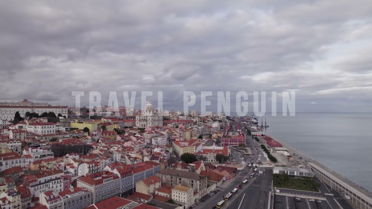 Portugal 🇵🇹 Lisbon, National Pantheon [4K] Drone Stock Footage 1