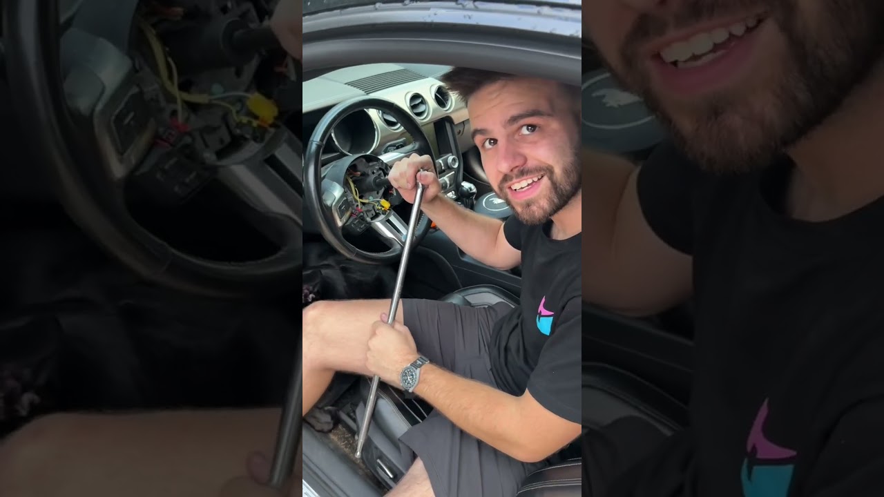 Installing a carbon steering wheel on a 2015 and up s550 Mustang is pretty simple! With Jones