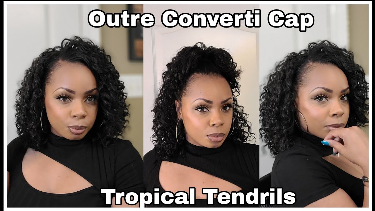 Frugal Friday's | Outre Converti Cap Synthetic Hair Wig Tropical Tendrils| AllThings NikkiNicole