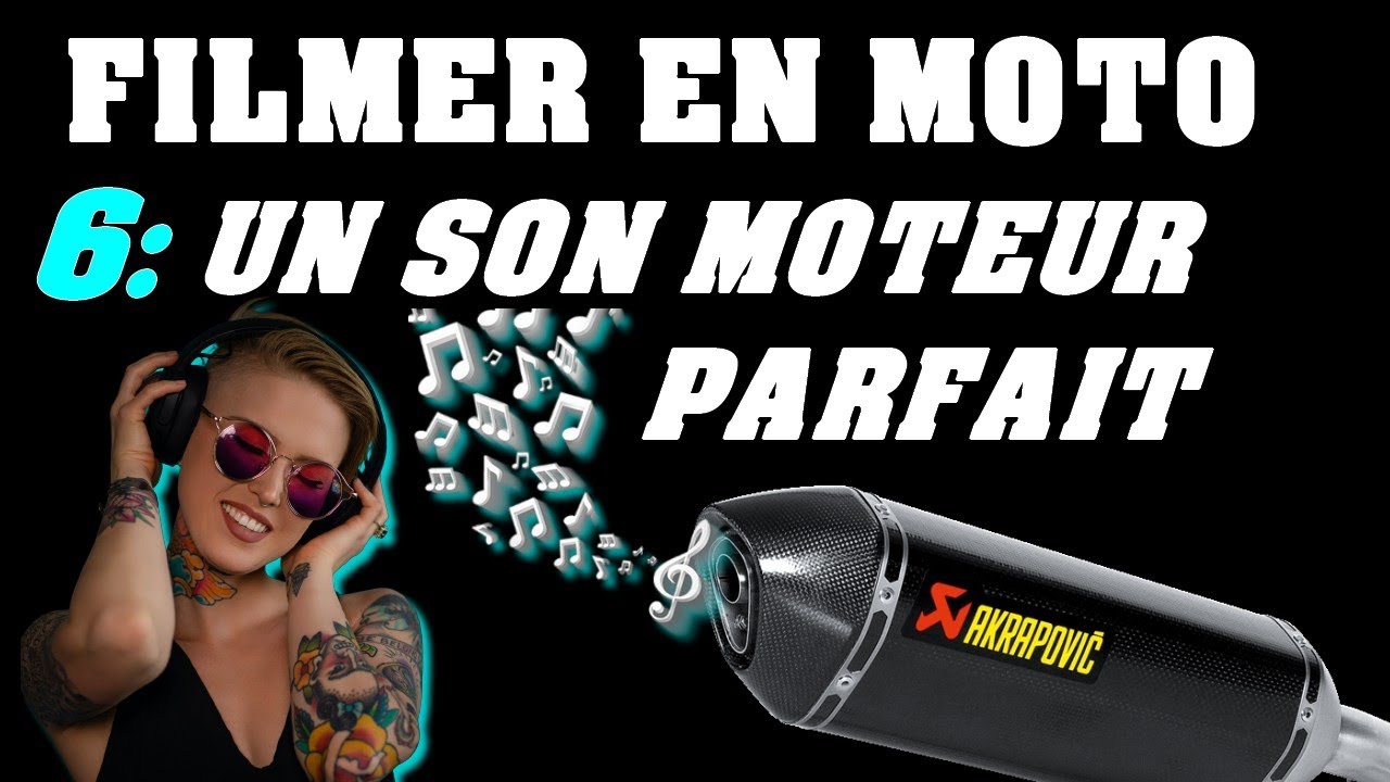 Un son parfait en moto ! (pour éliminer le bruit du vent dans ton action caméra)