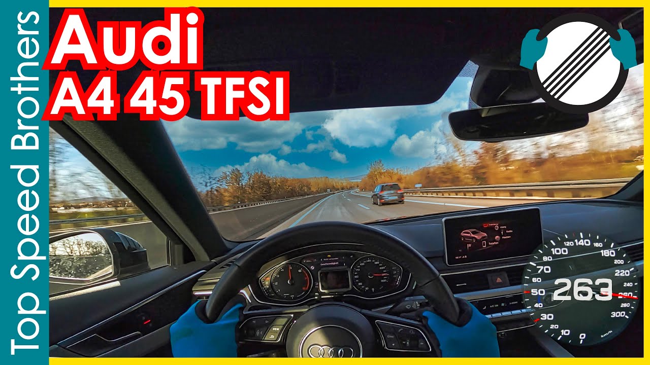 Audi A4 allroad 45 TFSI quattro (2019) AUTOBAHN POV TOP SPEED 🚀