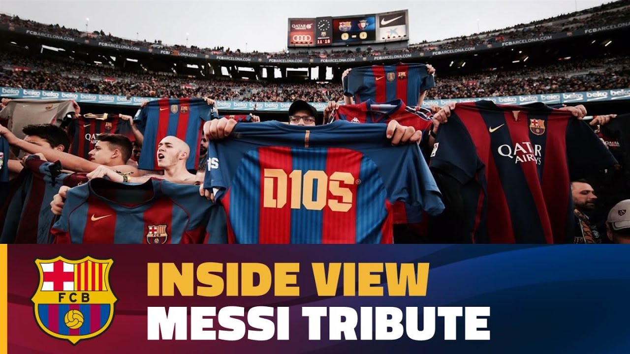 [BEHIND THE SCENES] Camp Nou hails Leo Messi on 500 goal milestone
