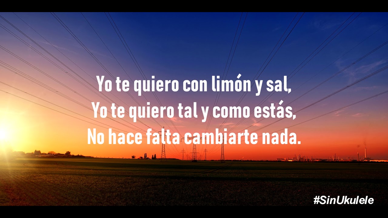 Limón y sal - Julieta Venegas (Karaoke Ukulele) 