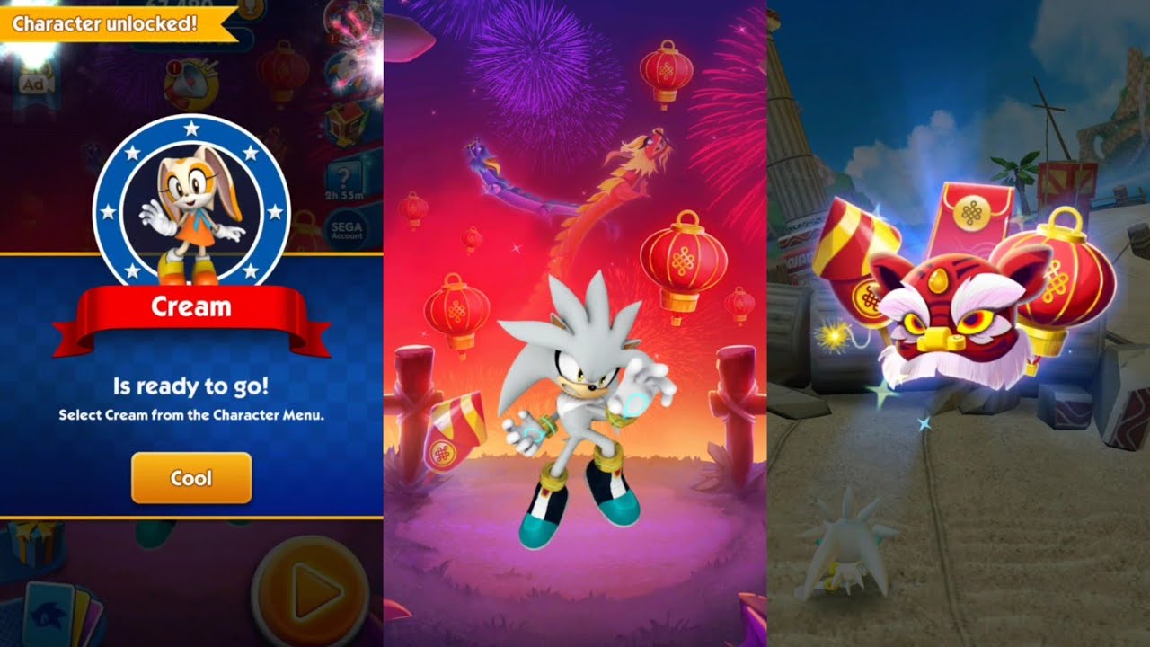 Unlock Cream | Sonic dash |